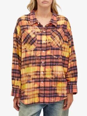 R13 NWOT drop neck workshirt XXS